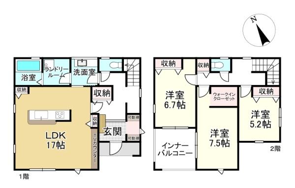草津市矢倉1丁目の新築一戸建