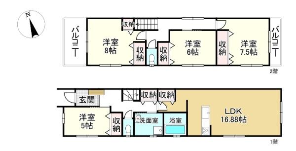 大津市大江1丁目の新築一戸建