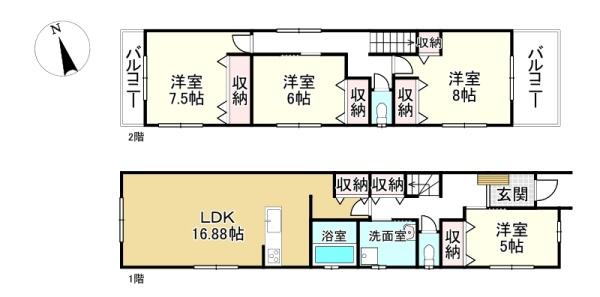 大津市大江１丁目の新築一戸建