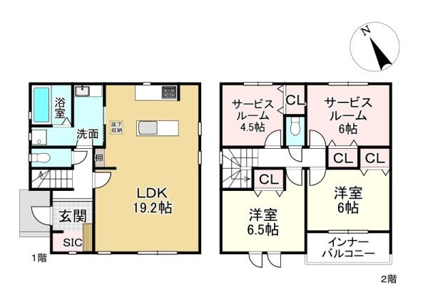 草津市上笠３丁目の新築一戸建