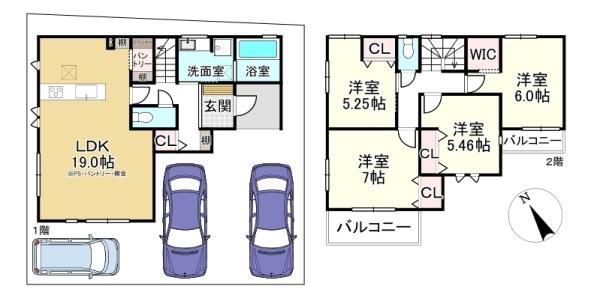 栗東市綣6丁目の新築一戸建