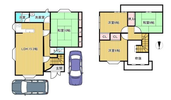 大津市黒津３丁目の中古一戸建て