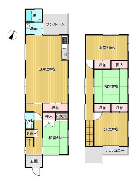 草津市馬場町の中古一戸建て