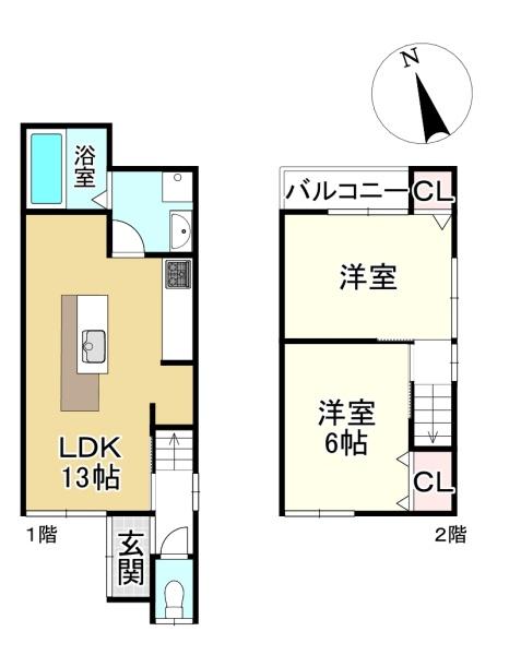 大津市梅林１丁目の中古一戸建て