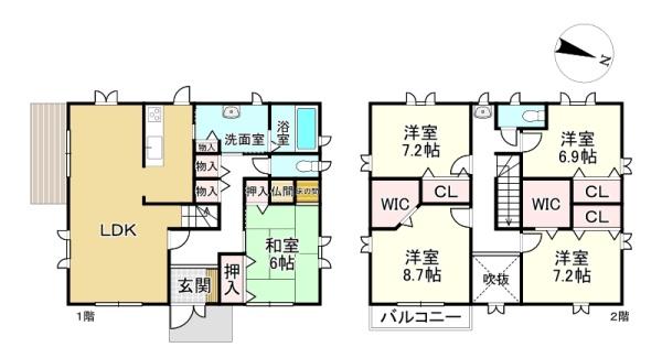 草津市追分６丁目の中古一戸建