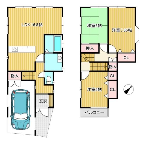 大津市大江2丁目の中古一戸建