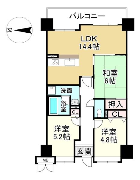 メゾンドール瀬田・公園都１番館