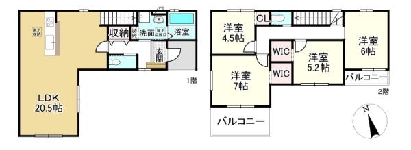 守山市吉身3丁目の新築一戸建