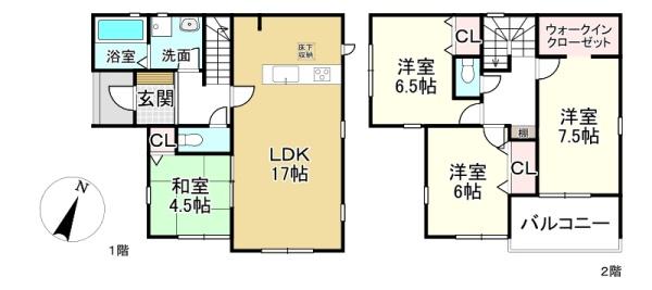 栗東市小野の新築一戸建