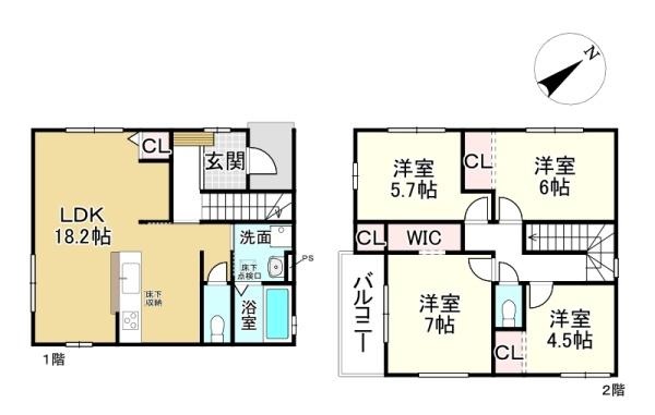 草津市木川町の新築一戸建