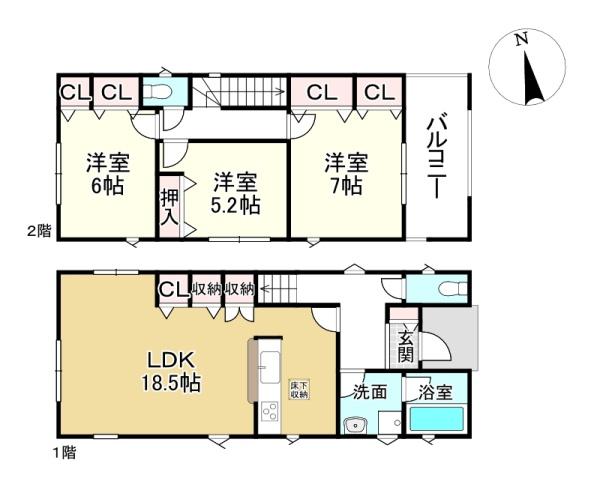 湖南市石部東2丁目の新築一戸建