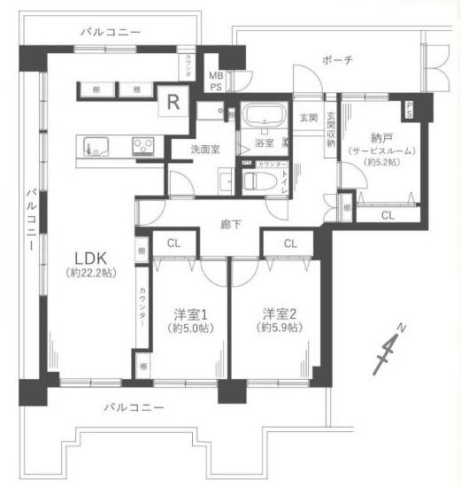 コスモハイツ新大阪２番館
