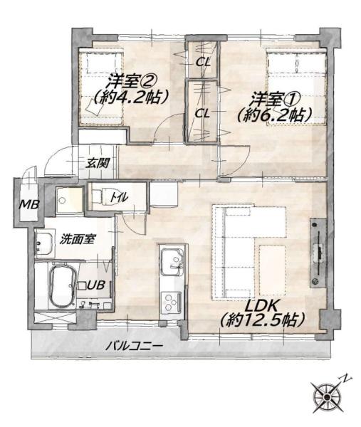 豊里コーポＡ棟