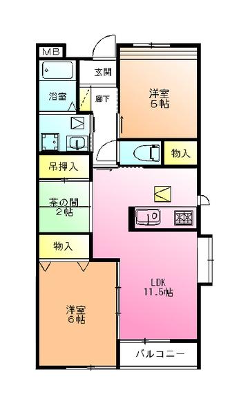 ディアテラス(間取り)