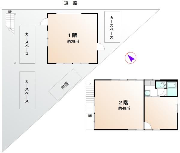 三輪町住居付事務所