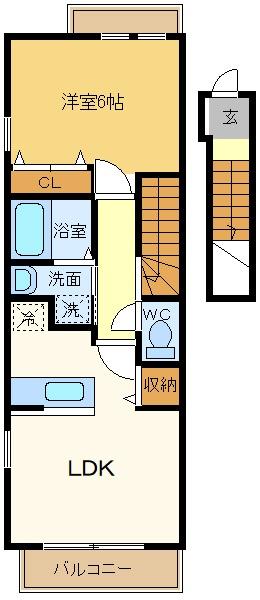 春日部市備後東８丁目のアパート