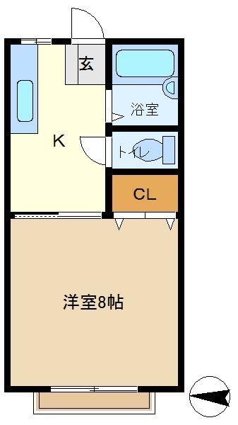 メゾン豊D(間取り)