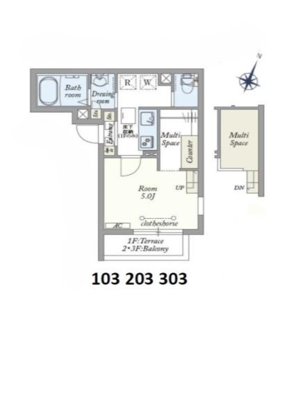 My Style vintage千間台(間取り)