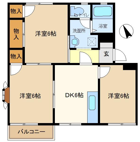 ライフタウニーＡ街区2号棟