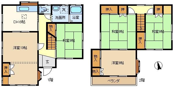 春日部大枝貸家