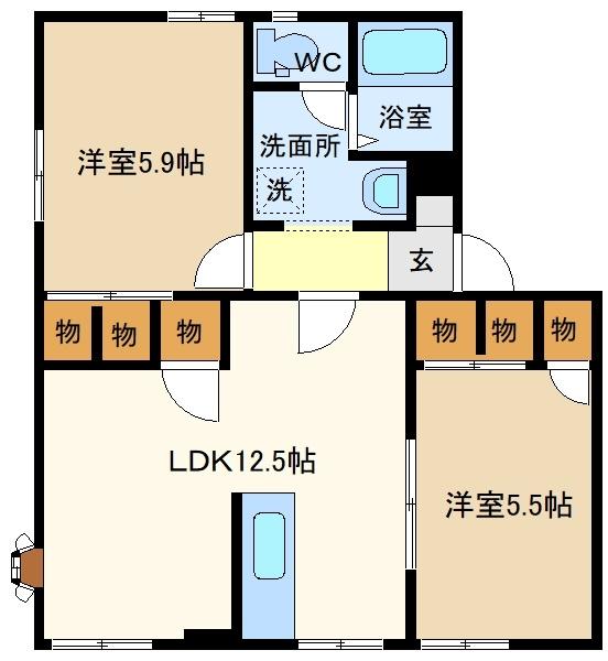 ライフタウニーＢ街区６号棟
