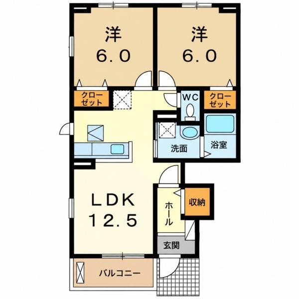 春日部市豊町２丁目のアパート