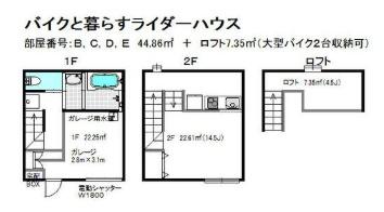 流山市向小金１丁目のアパート