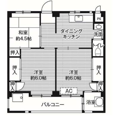 ビレッジハウス栗ヶ沢6号棟