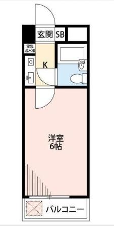 ジュネパレス新松戸第14(間取り)