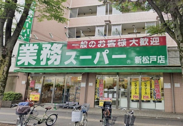 松戸市新松戸6丁目の貸家(業務スーパー新松戸店)
