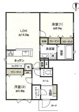 菅野一丁目戸建　一階