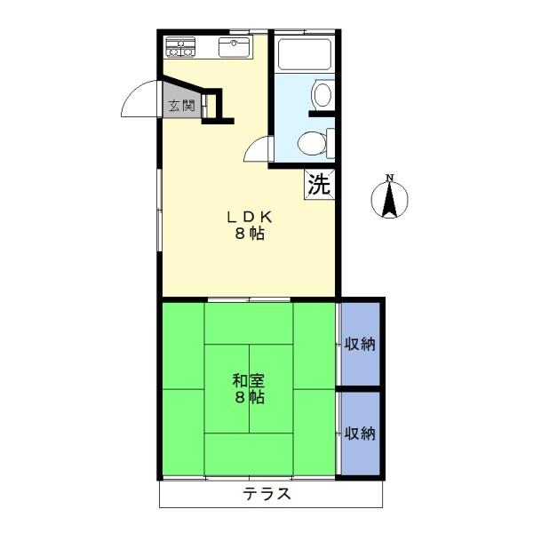 コーポ大岡山(間取り)