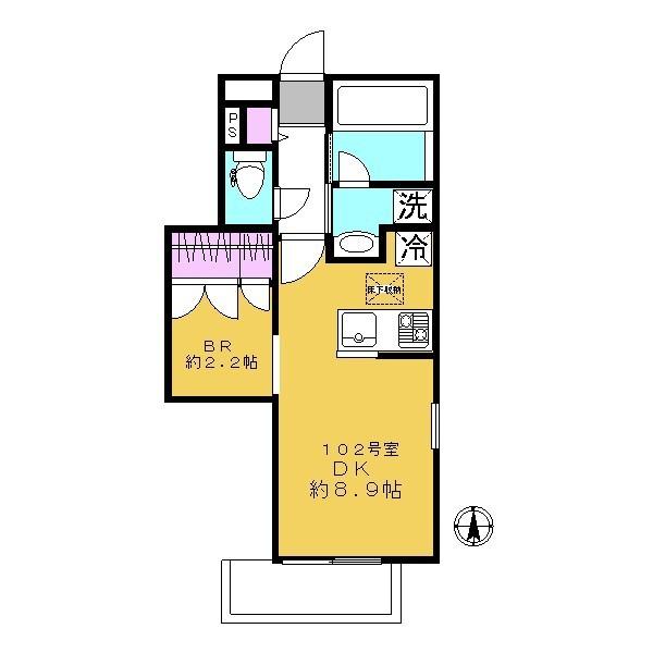 小平市美園町１丁目のアパート