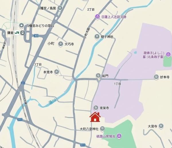 鎌倉大町貸家