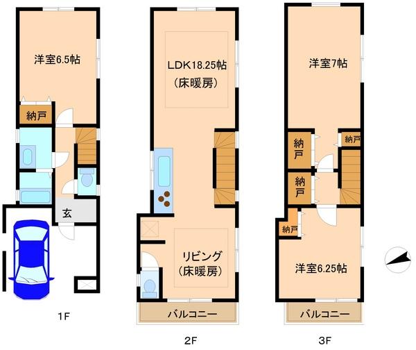 国領３丁目貸家