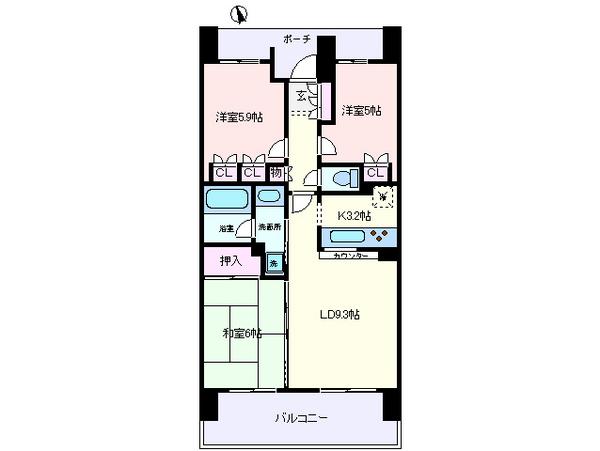 春日部市粕壁東１丁目のマンション