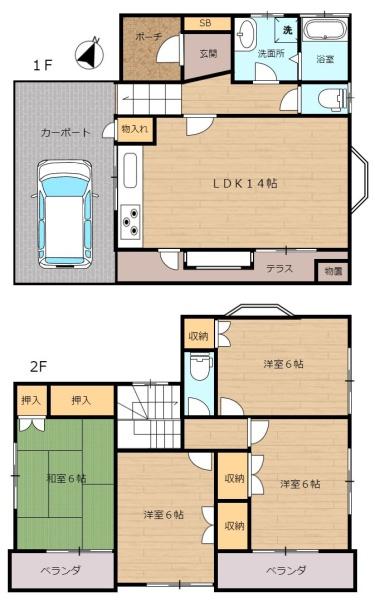 備後東4丁目貸家