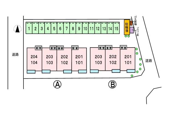 春日部市藤塚のアパート