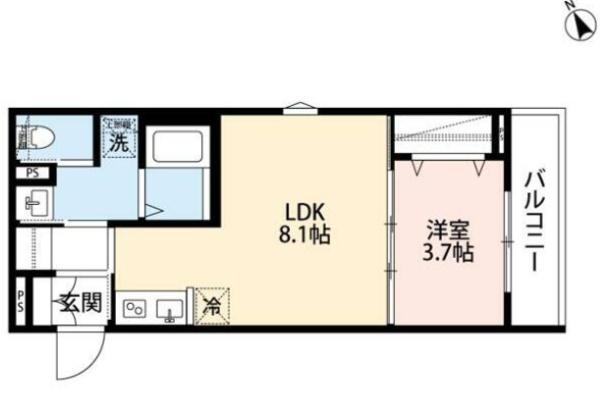 春日部市備後西１丁目のアパート