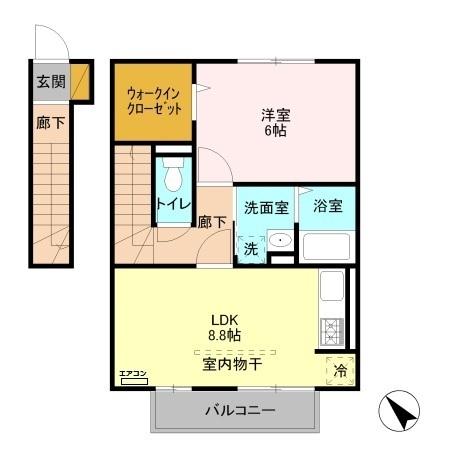 プレジール(間取り)