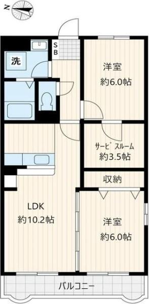 スターブルマンション春日部(間取り)