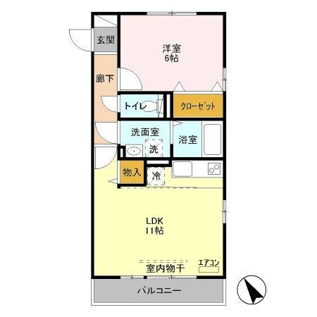 オークヒルズ2(間取り)