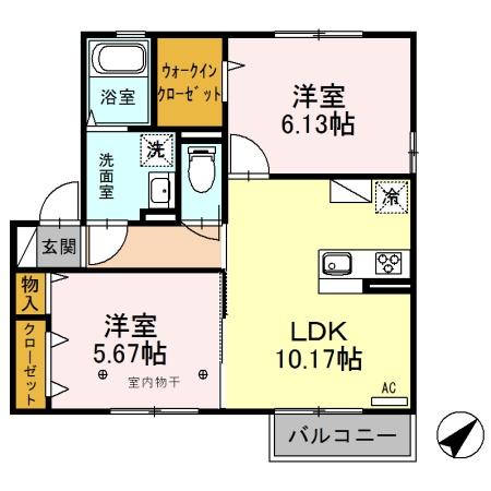 グリーンハイツ2(間取り)