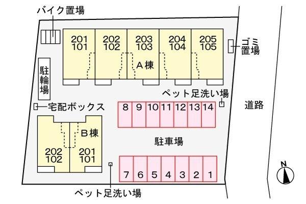 春日部市内牧のアパート