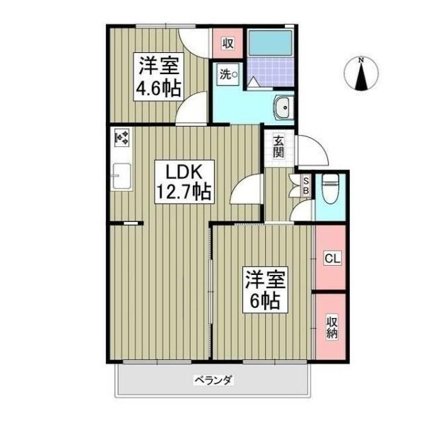 マロンハイツ２Ｃ