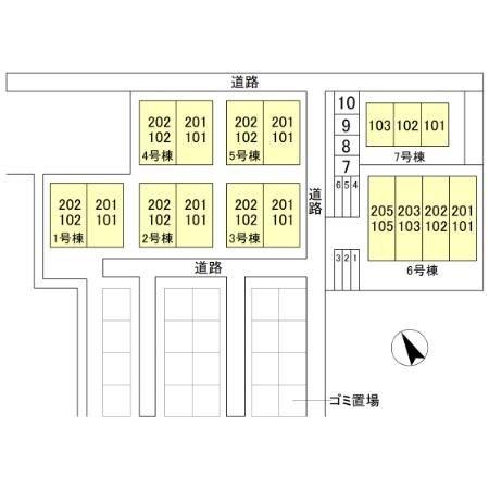 ライフタウニーＢ街区　6号棟