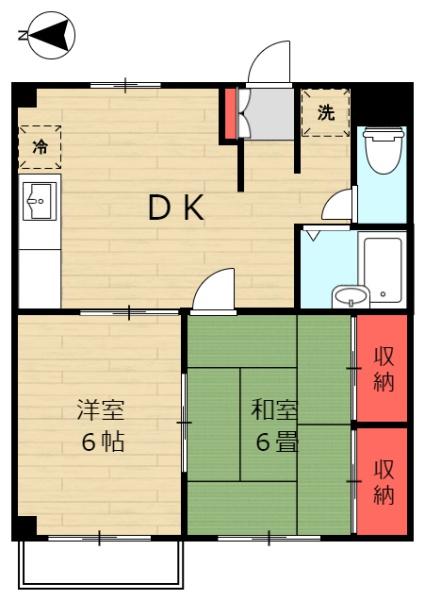 エステートピア戸張1(間取り)
