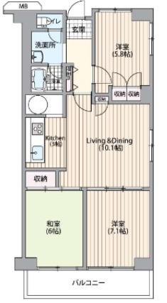 春日部サンハイツ2号棟