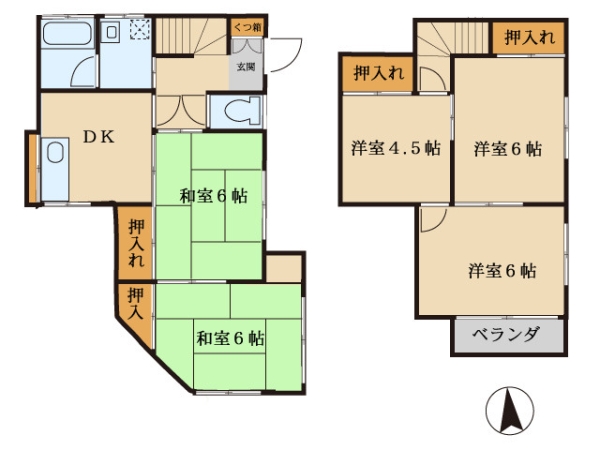 備後西２丁目貸家
