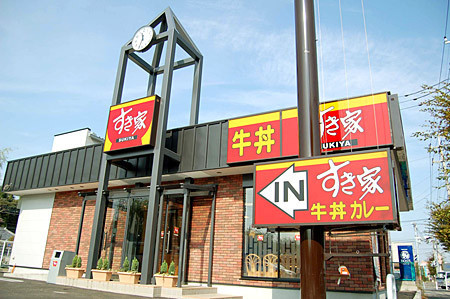 川口市中青木2丁目の工場(すき家川口青木店)
